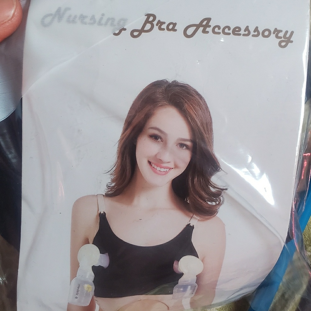Hands free nursing bra black XS